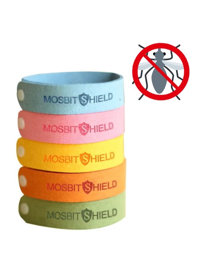 Hayat Comfort 5-Piece Outdoor Insect Repellent Bracelet，Waterproof Outdoor Bug Repellent Wristbands Safe for Adults and Kids  - Image 1