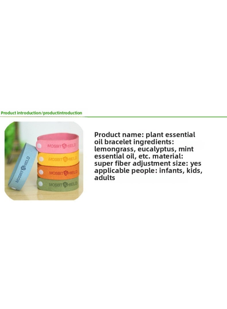 5-Piece Outdoor Insect Repellent Bracelet，Waterproof Outdoor Bug Repellent Wristbands Safe for Adults and Kids - Image 4