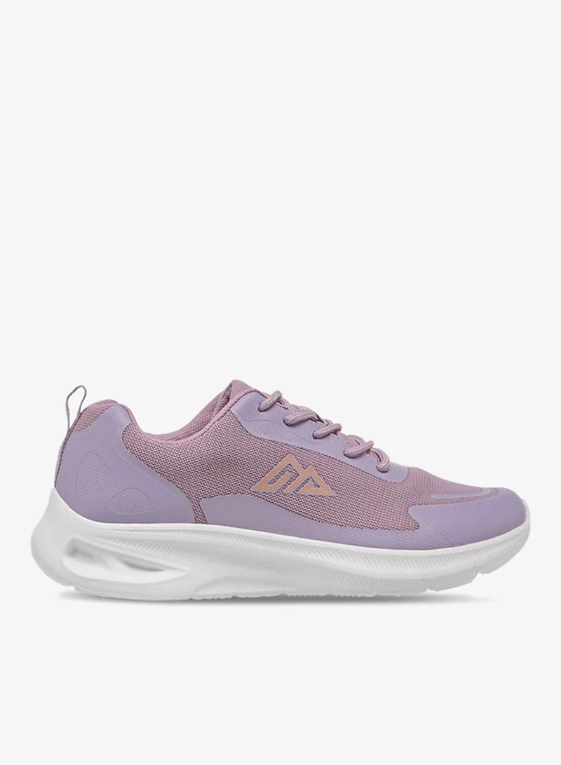 Textured Sports Shoes with Lace-Up Closure