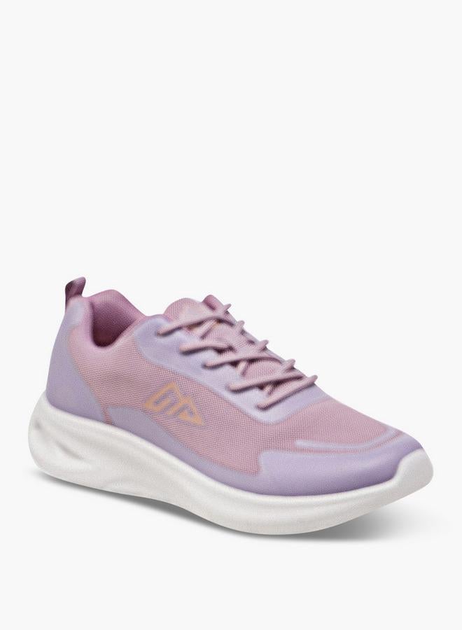 شو اكسبرس شوز رياضي بنقوش مع إغلاق برباط - Image 1