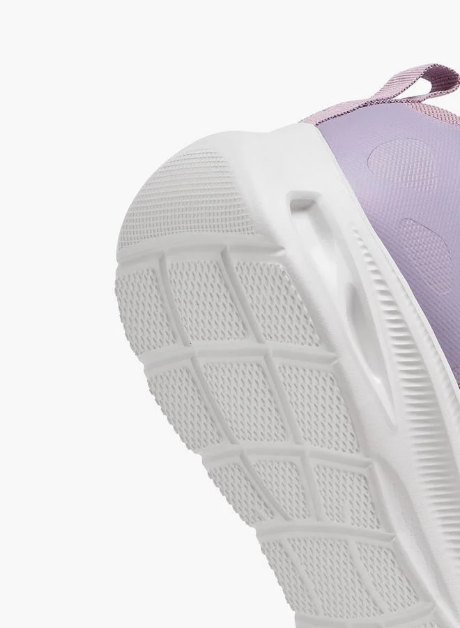 Oaklan by Shoexpress PURPLE Textured Sports Shoes with Lace-Up Closure for Women | Best Price UAE