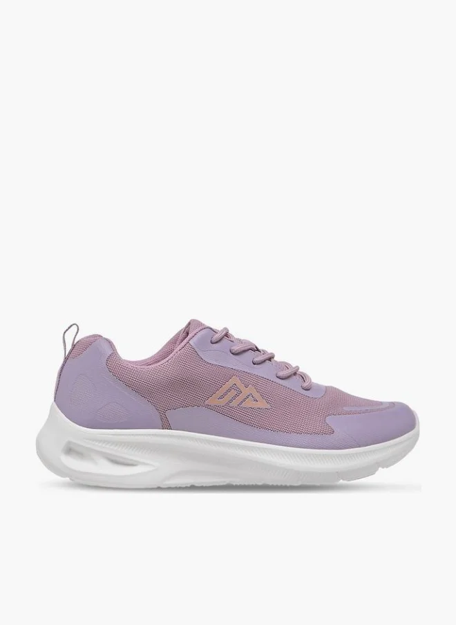 Textured Sports Shoes with Lace-Up Closure