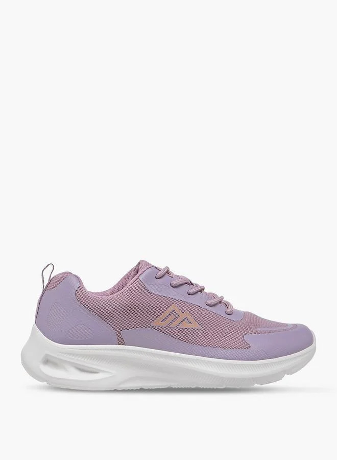 Oaklan by Shoexpress PURPLE Textured Sports Shoes with Lace-Up Closure for Women | Best Price UAE