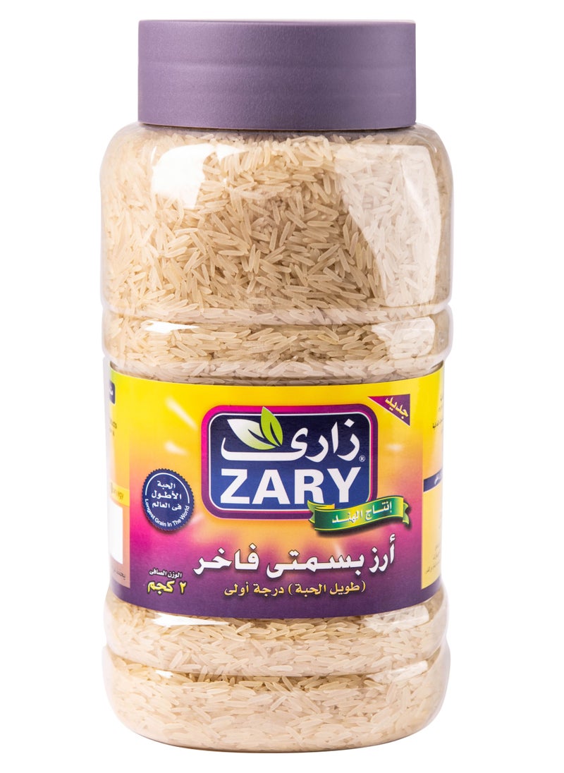 ZARY Jar Sella White Basmati Rice 2 kg  - Image 1