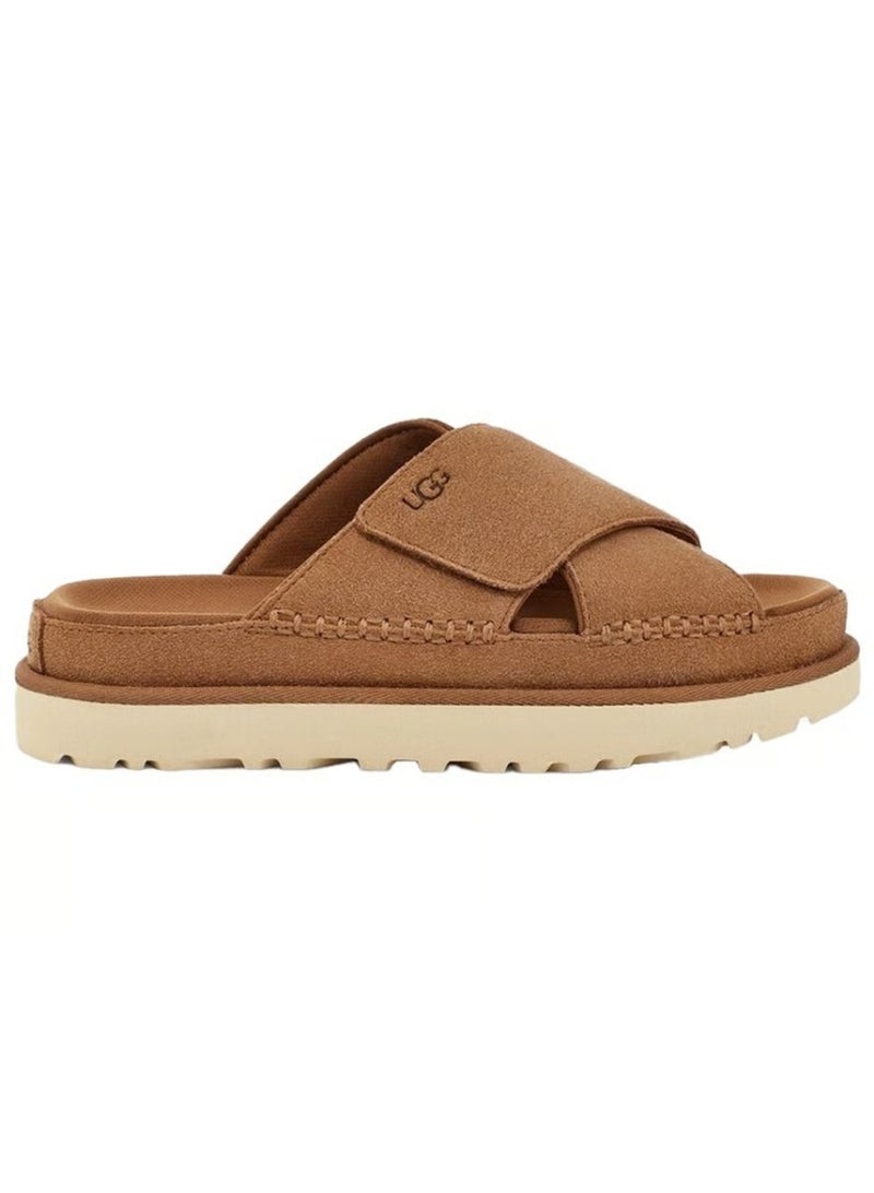UGG Women's Goldenstar Crisscross Slide Platform Sandals - Image 1