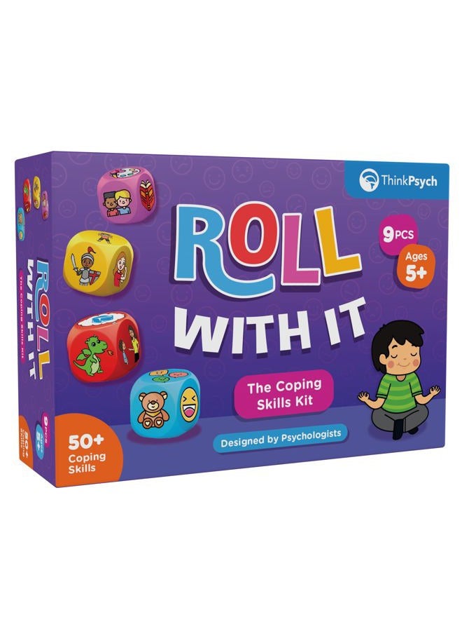 ThinkPsych Roll with It | CBT Coping Skills Kit | Anger Management & Stress Relief | Social Emotional Learning Toys | Anxiety Relief | Ages 5-12 | Play Therapy & Calm Down Kit - Image 1