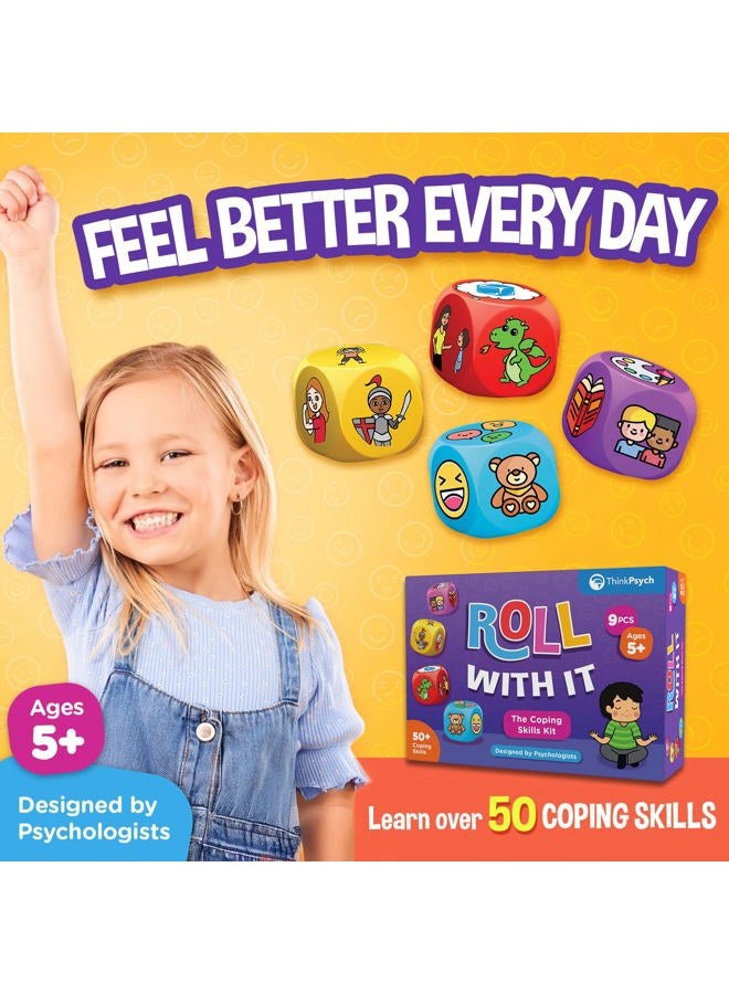ThinkPsych Roll with It | CBT Coping Skills Kit | Anger Management & Stress Relief | Social Emotional Learning Toys | Anxiety Relief | Ages 5-12 | Play Therapy & Calm Down Kit - Image 2