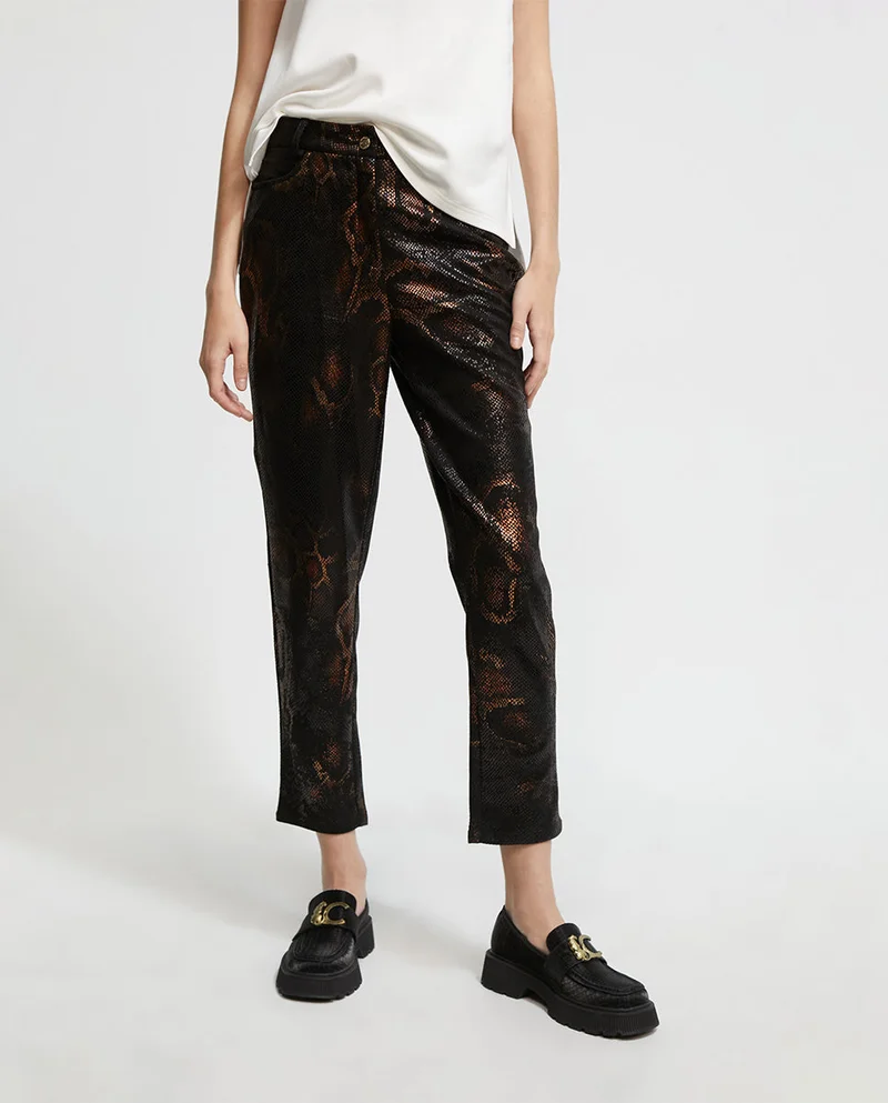 Lola Casademunt Animal print trousers
