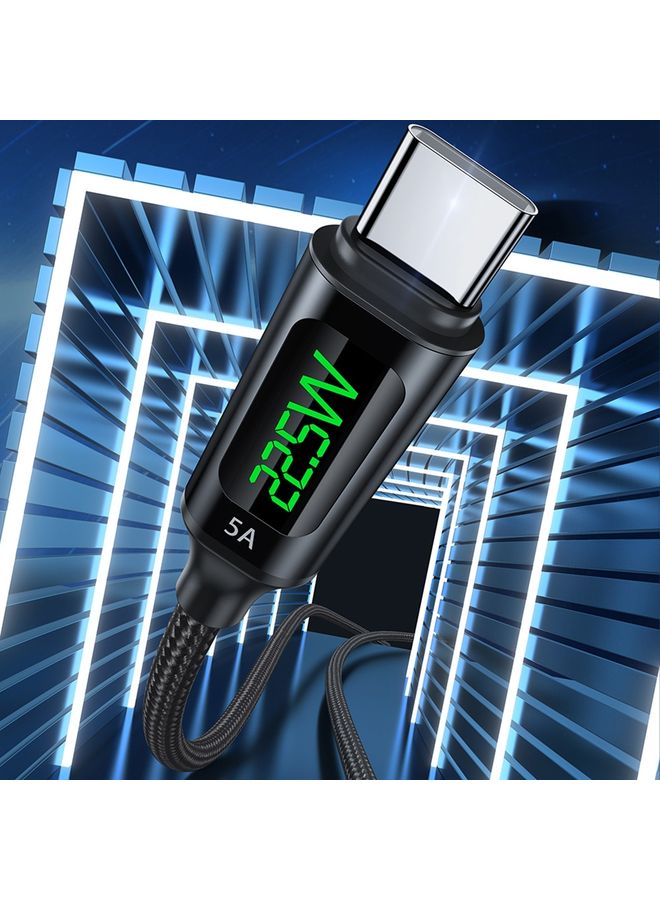 awei CL-123T 1m USB to USB-C / Type-C Digital Display Data Fast Charging Cable