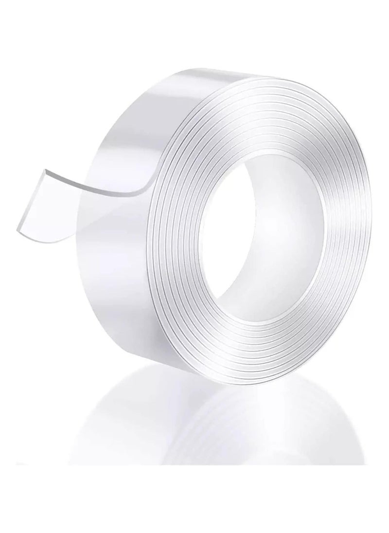 LVY - 3 Meter Multipurpose Double Sided Mounting Tape Strong Adhesive Double Tape Lvy Grip Tape Trace Less Acrylic Reusable Washable Removeable Glue Tape - Image 1