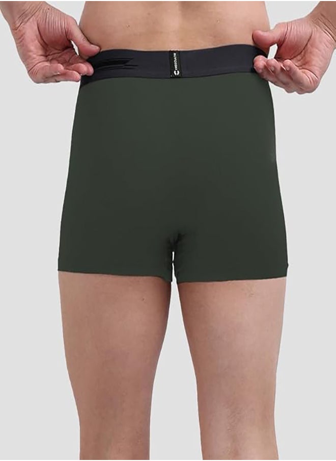 Freecultr - FREECULTR Men's Underwear Anti Bacterial Micromodal Airsoft Trunk - Non Itch No Chaffing Sweat Proof -Pack 3 - Image 1