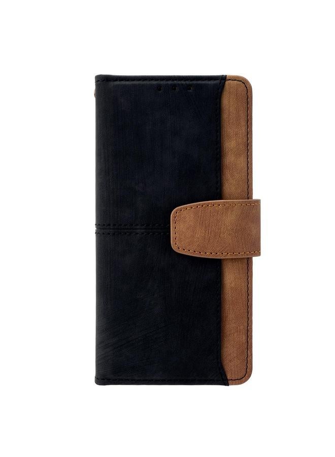 Zaboon Case For iPhone 11 Pro Color Stitching Skin Feel Leather RFID Blocking Phone Case - Image 2