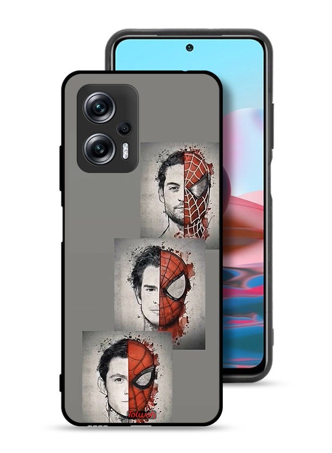 Tolwak Xiaomi Redmi Note 11T Pro 5G Protective Case Cover Spider Man Art - Image 1