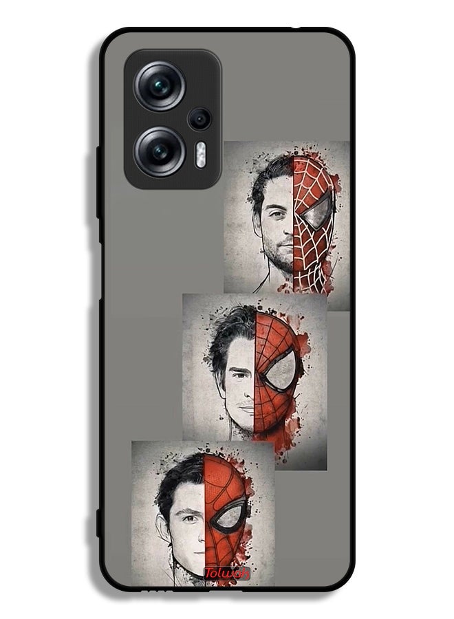 Tolwak Xiaomi Redmi Note 11T Pro 5G Protective Case Cover Spider Man Art - Image 2