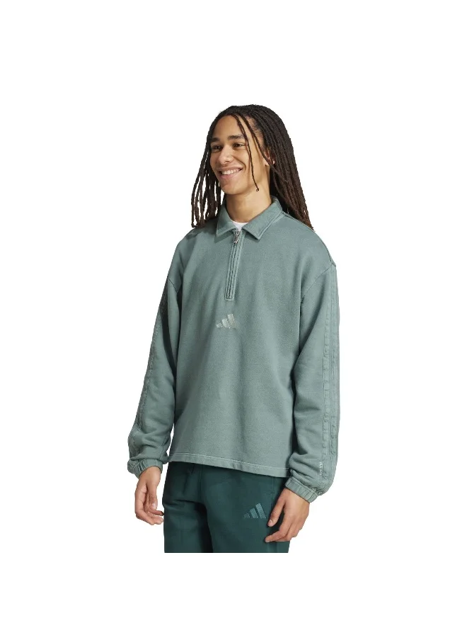 Adidas Adidas M A Szn W Ft Hz Green Sweatshirt (Long Sleeve) Sweatshirts For Men