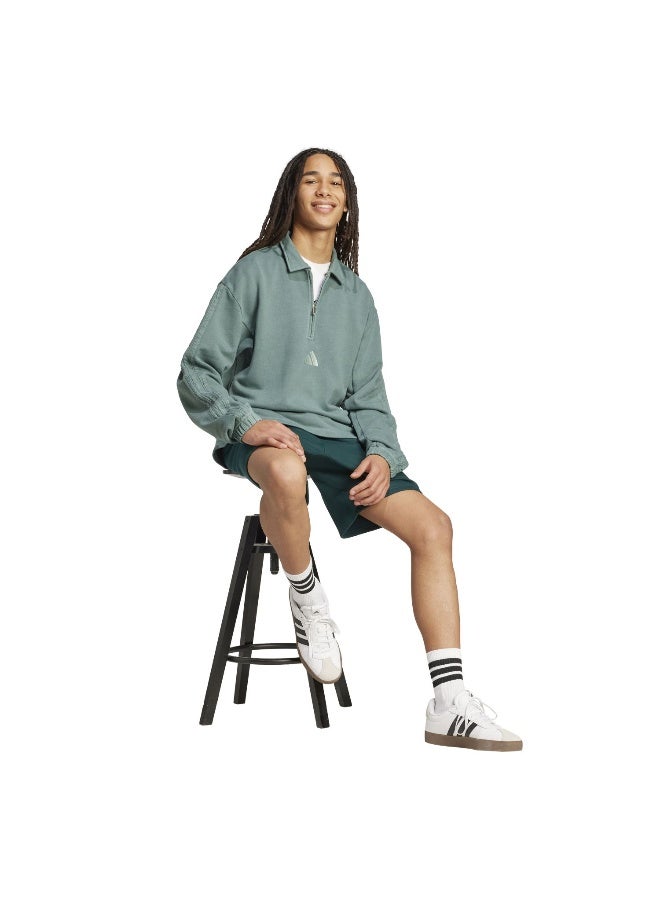 Adidas M A Szn W Ft Hz Green Training Sweatshirts For Men XS  - Image 4
