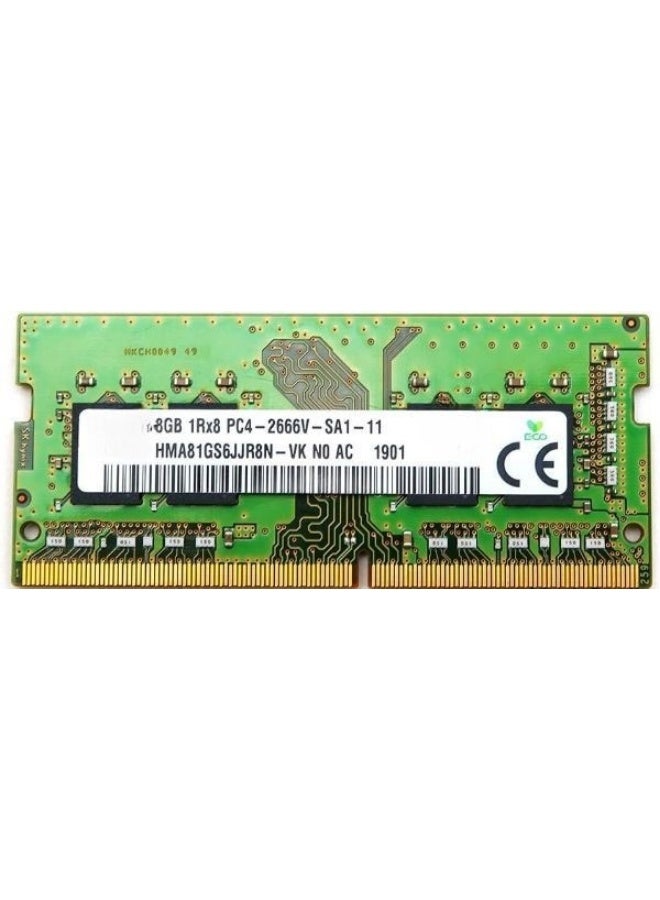 رام لابتوب DDR4 بسعة 8 جيجابايت وتردد 2666 ميجاهرتز، وحدة ذاكرة SO-DIMM لترقية أجهزة اللابتوب المتوافقة