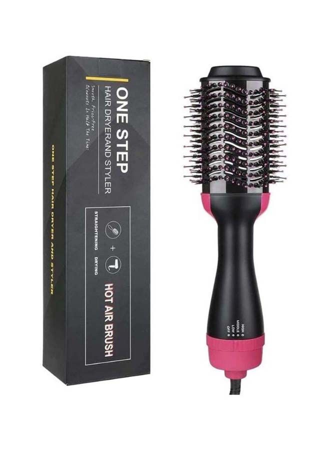 NIBEMINENT One Step Hair Dryer And Styler Black/Pink - Image 1