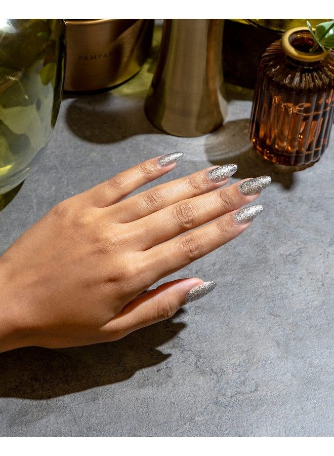 Morgan Taylor Nail Lacquer (Am I Making You Gelish?) Silver Nail Polish Finger Nail Polish Long Lasting Nail Polish Glitter Nail Lacquer Finger Nail Polishes.5 Ounce - Image 5