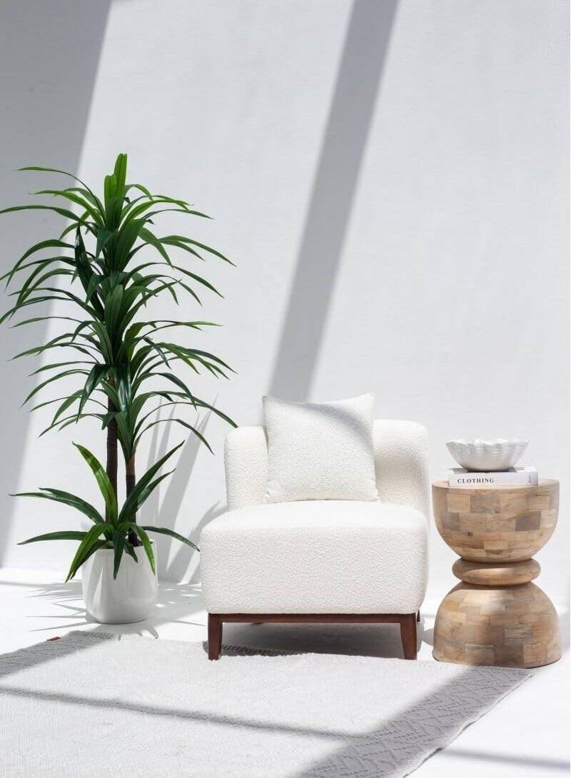 Generic Artificial Yucca Plant 190 cm High with 3 Trunk - Artificial Yucca Plant Covered with Natural Material  - Image 4