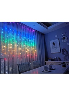 Lexton Lexton 190 Led 98 Feet Curtain Lights Fairy String Lights with 8 Modes for Decoration Multicolor Pack of 2 Standard  - Image 5