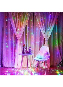 Lexton Lexton 190 Led 98 Feet Curtain Lights Fairy String Lights with 8 Modes for Decoration Multicolor Pack of 2 Standard  - Image 3