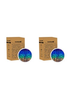 Lexton Lexton 190 Led 98 Feet Curtain Lights Fairy String Lights with 8 Modes for Decoration Multicolor Pack of 2 Standard  - Image 1