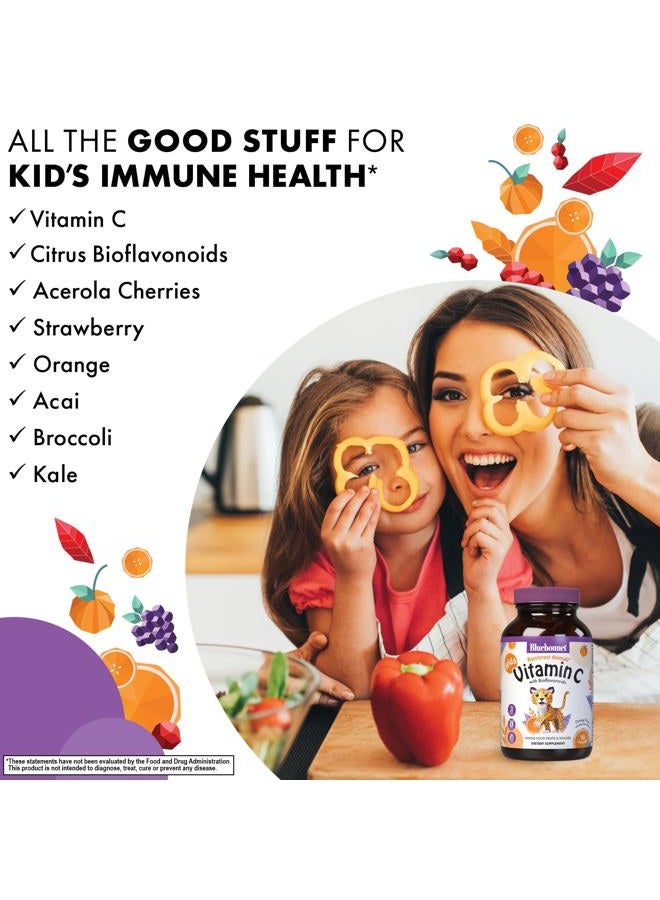 Bluebonnet أقراص فيتامين سي على شكل حيوانات من بلو بونيت نوتريشن، 250 ملغ من فيتامين سي، خالية من الصويا، خالية من الغلوتين، معتمدة كوشير، خالية من الألبان، نباتية، 90 قرص، 45 حصة، بنكهة البرتقال - Image 5