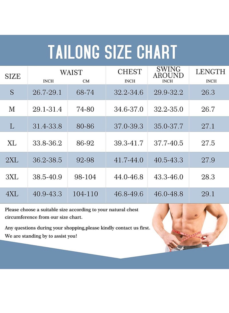 VIUAUAX Compression Shirt for Men Slimming Undershirt Body Shaper Tank top for gynomastica Sleeveless Shapewear Vest Men L  - Image 5