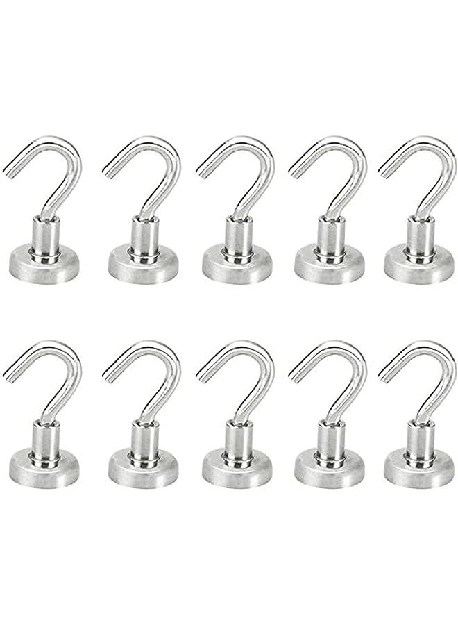 Beauenty Pcs Magnetic Hooks Power Hook Magnet Holder Super Neodymium Rare Earth 5.5kg Suction For Cup Key - Image 1