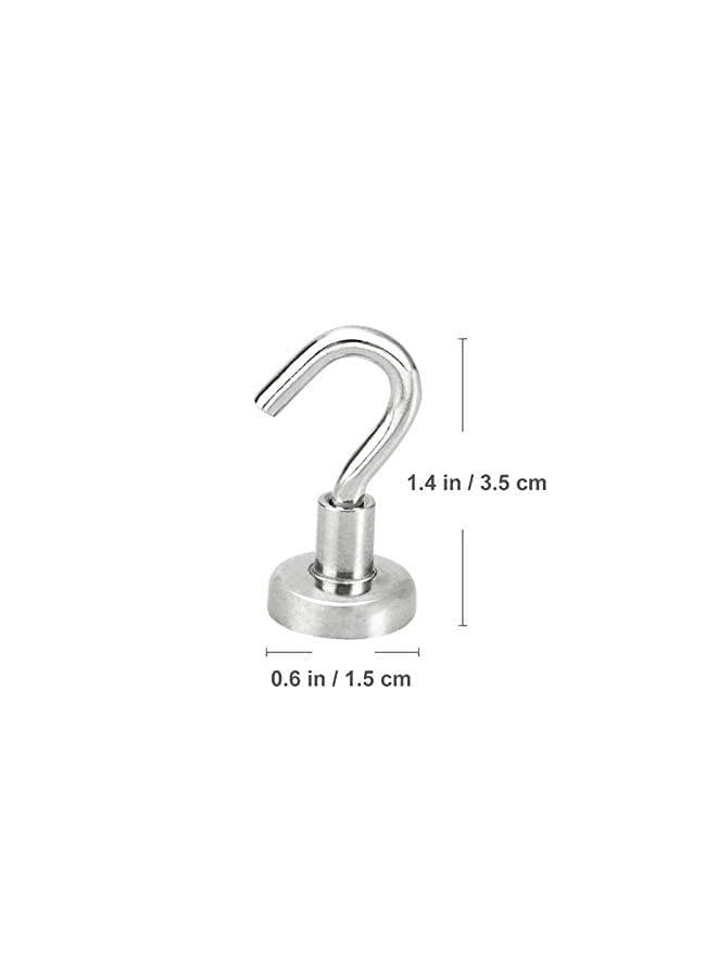 Beauenty Pcs Magnetic Hooks Power Hook Magnet Holder Super Neodymium Rare Earth 5.5kg Suction For Cup Key - Image 2