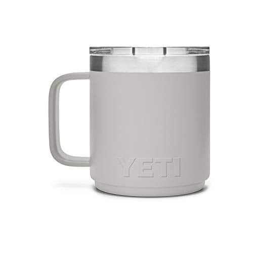 YETI Rambler 10 oz Stackable Mug, Vacuum Insulated, Stainless Steel with MagSlider Lid, Granite Gray - Image 3