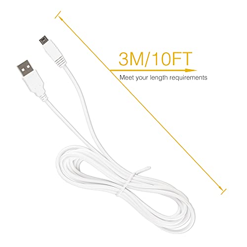 Xahpower Charger Kits for Wii U Gamepad, AC Power Adapter Charger and USB Charging Cord for Nintendo Wii U Gamepad Remote Controller - Image 3