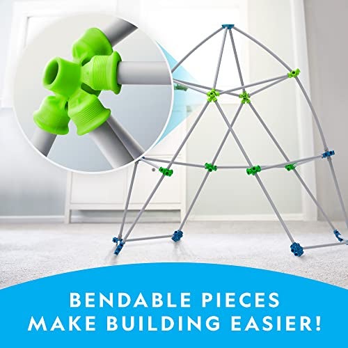 Blue Marble NATIONAL GEOGRAPHIC Kids Fort Building Kit - 70-Piece Indoor Fort Builder - Creative Play, STEM Building Toy, Building Kit for Kids 6-10, Blanket Fort Kit - Image 3