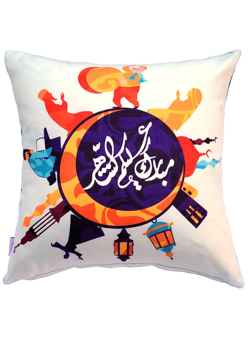 Alwan غطاء وسادة رمضان كريم 40 x 40 سم - Image 1