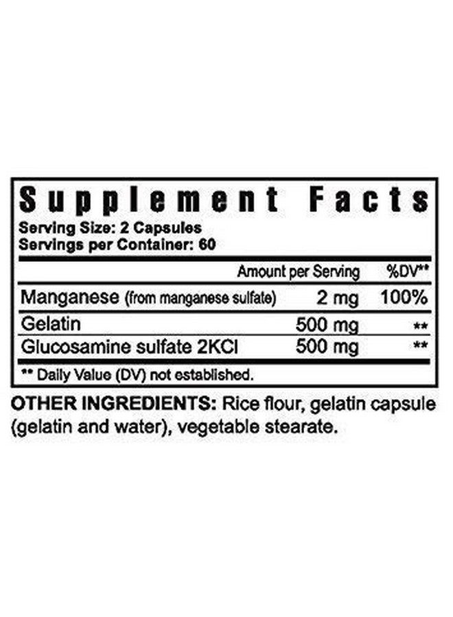 youngevity Ultimate Glucogel Glucosamine & Collagen For Joints Tendons & Bones 120 Caps - Image 3