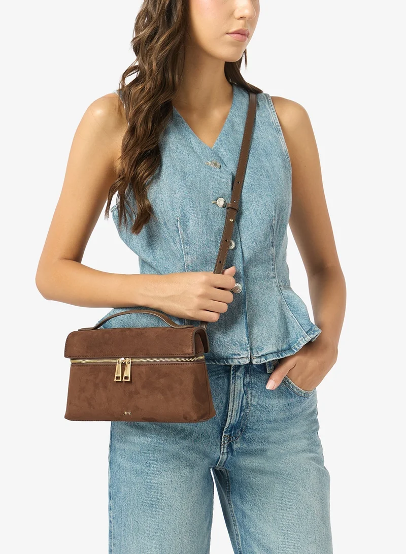 Jw Pei Mocha Brown Thea Top Handle Bag for Women | Best Price UAE
