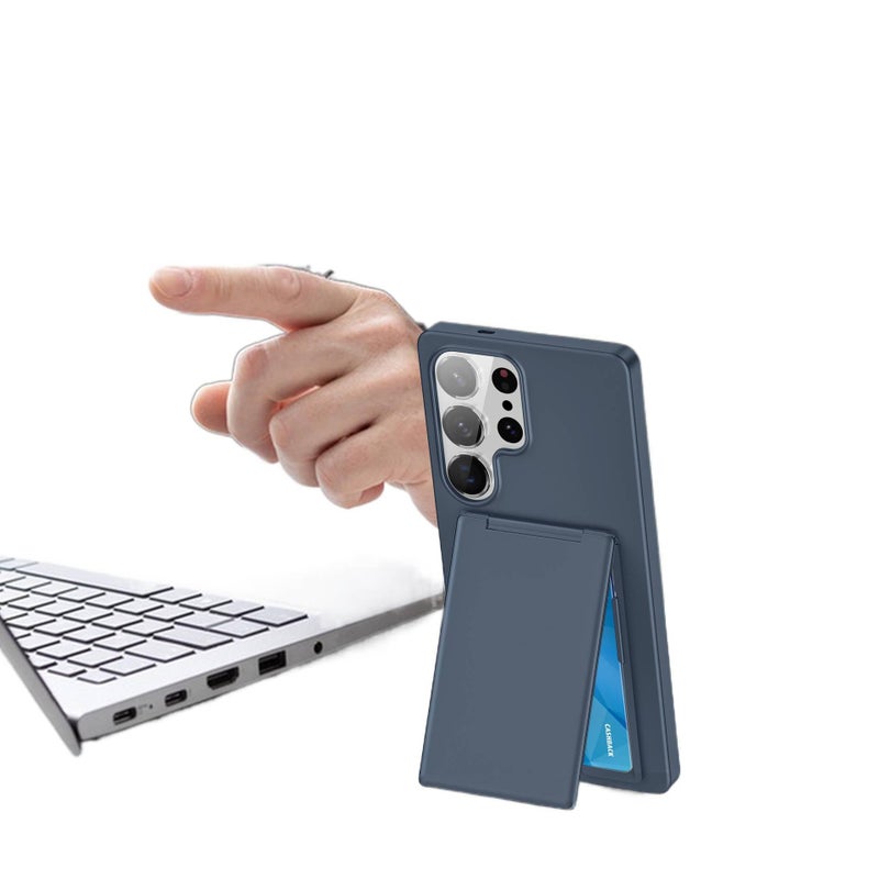 Protective Case | Gray | Shockproof Cover for Samsung S26 Ultra / Samsung S26 | Card Holder | Drop Protection - Image 3