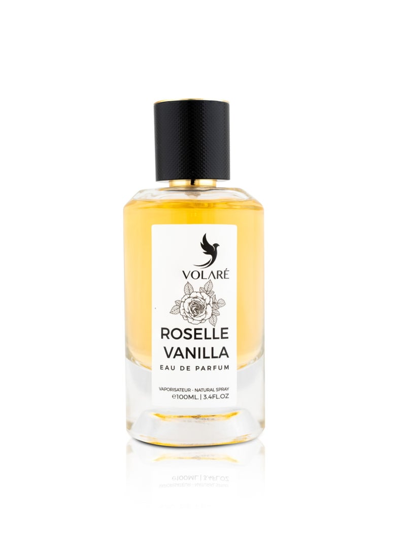 فولاري عطر فولاري روزيل فانيلا للنساء – أو دو بارفان 100 مل | عطر زهري فانيلا فاخر بنفحات الليمون، الورد، وخشب الأرز - Image 2