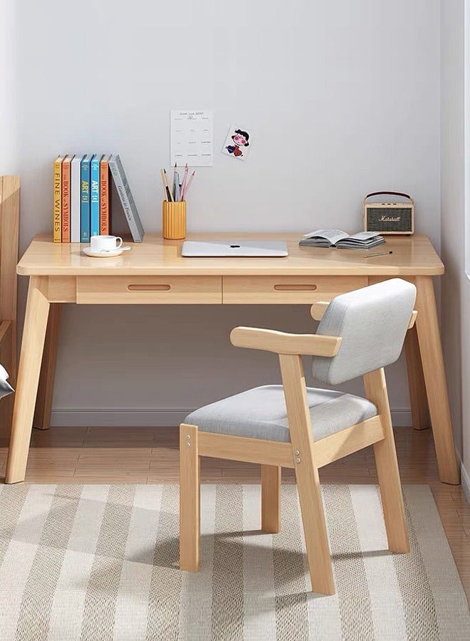 fashionhome Modern Luxury Solid Wood Desk Chair Simple and Modern Employee Computer Chair Backrest Office 50 x 50 x 73 Centimeter - Image 1