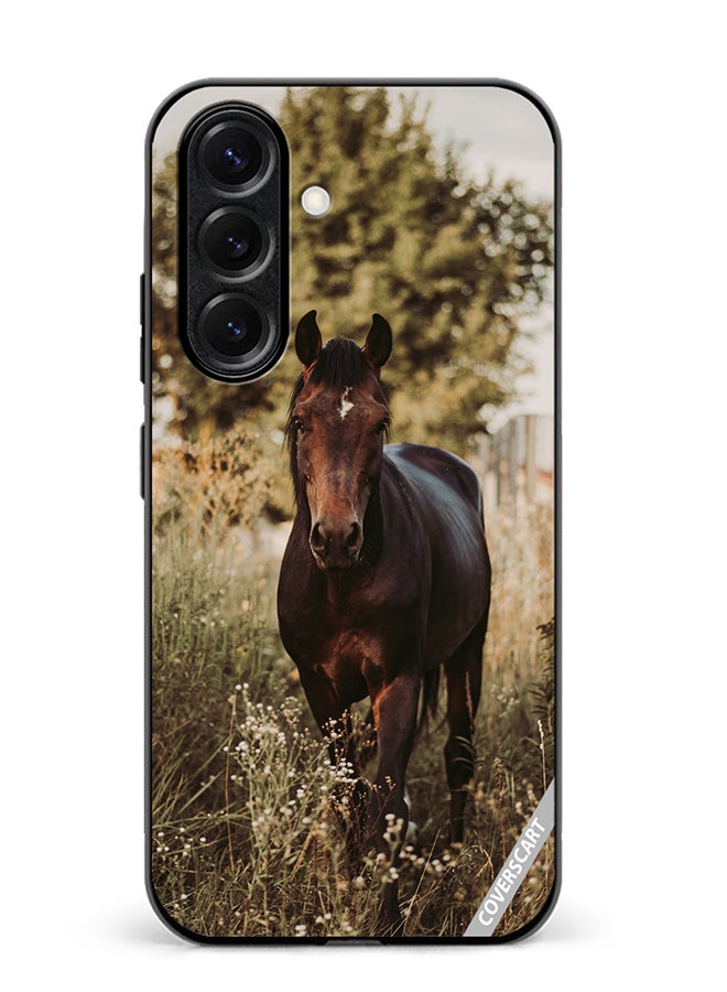 Protective Case Cover For Samsung Galaxy S25 Plus Brownie Horse Design Multicolour
