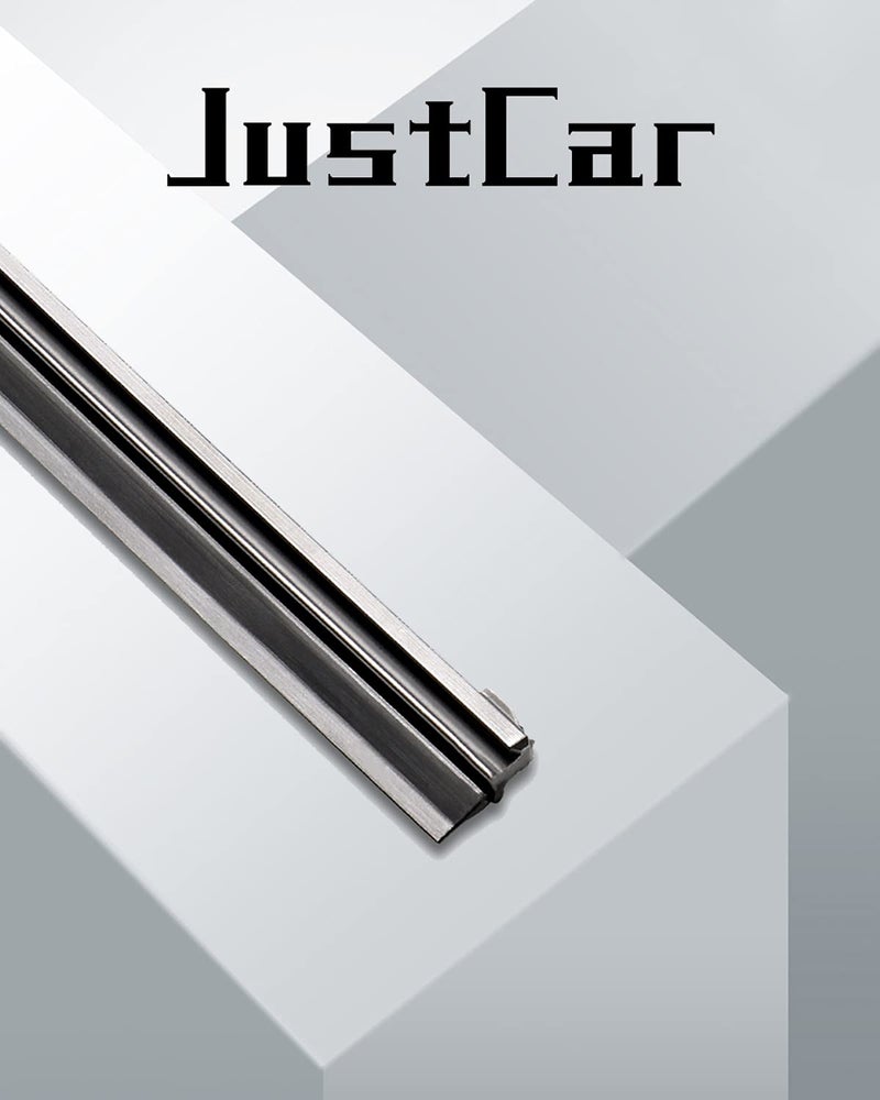 JustCar 21" and 19" Windshield Wipers Blades (Pack Of 2),OEM Quality Premium All-Seasons Wiper blades,Stable and Quiet Armor wiper blades for My Car. - Image 4