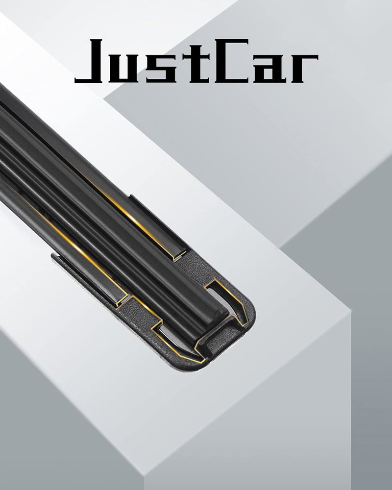 JustCar 21" and 19" Windshield Wipers Blades (Pack Of 2),OEM Quality Premium All-Seasons Wiper blades,Stable and Quiet Armor wiper blades for My Car. - Image 3