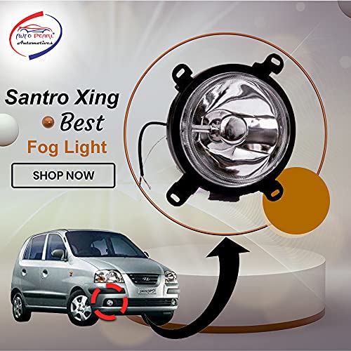 Auto Pearl Fog Light With Wiring kit and Switch Compatible with- Santro Xing (Set of 2) - Image 2