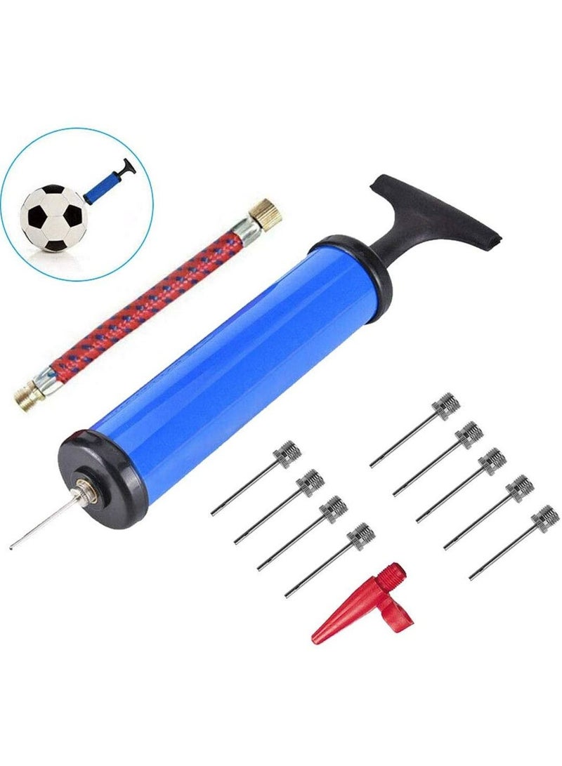 Pro Sports Ball Inflator Pump Tool with 10 Needles and 1 Pieces Valve Adapter 1 Pieces Air Hose - Image 1