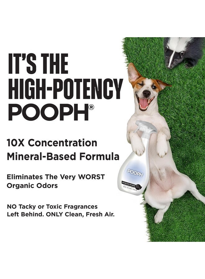 POOPH POOPH® Skunkless Wonder™ Spray | High-Potency Skunk Odor Eliminator Works on Pets, Fur, Clothing, Furniture & Items - Unscented, Safe, Fragrance-Free, Dismantles Skunk Oils On-Contact - 32oz  - Image 2