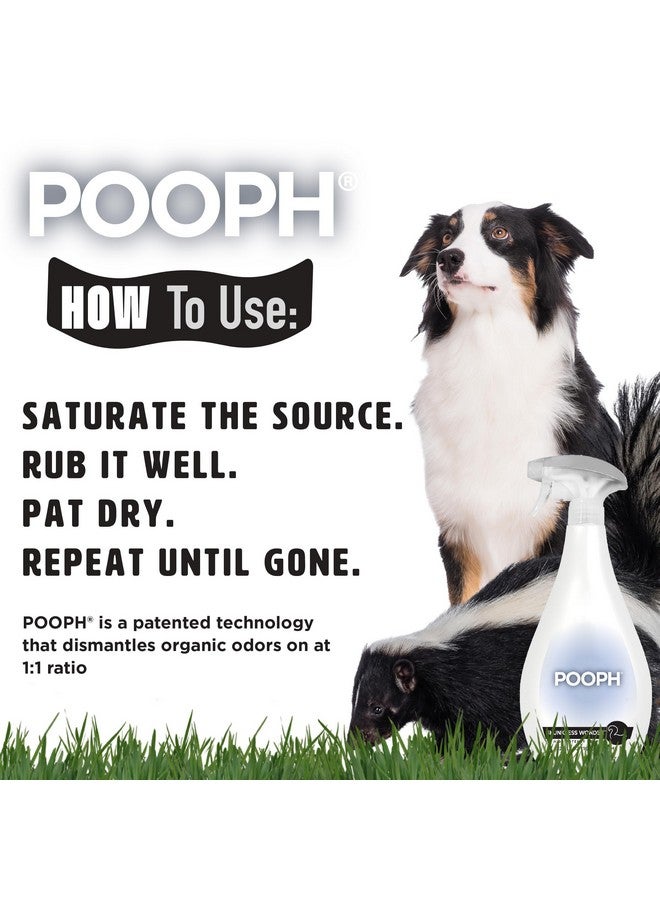 POOPH POOPH® Skunkless Wonder™ Spray | High-Potency Skunk Odor Eliminator Works on Pets, Fur, Clothing, Furniture & Items - Unscented, Safe, Fragrance-Free, Dismantles Skunk Oils On-Contact - 32oz  - Image 3