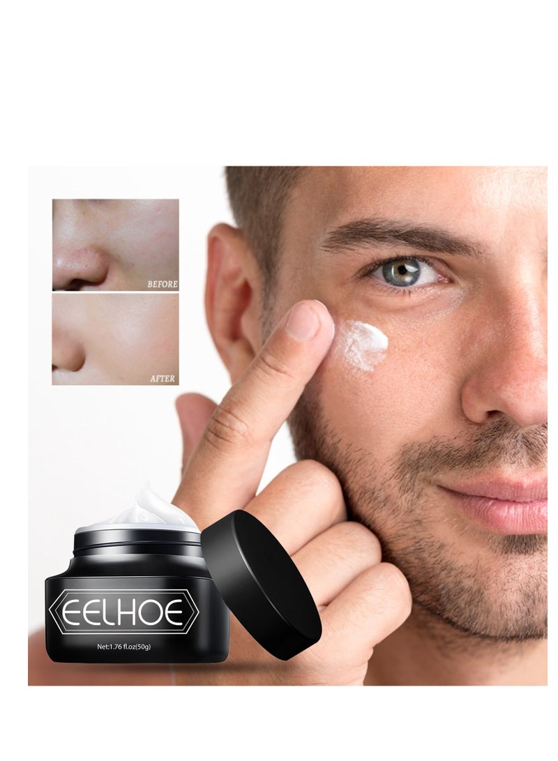 EELHOE Men Makeup Cream 50g,Has The Effect Of Concealer And Brighten Skin,Natural And Refreshing,Waterproof And Sweatproof,For Any Skin Type,Suitable For Use During Makeup - Image 1