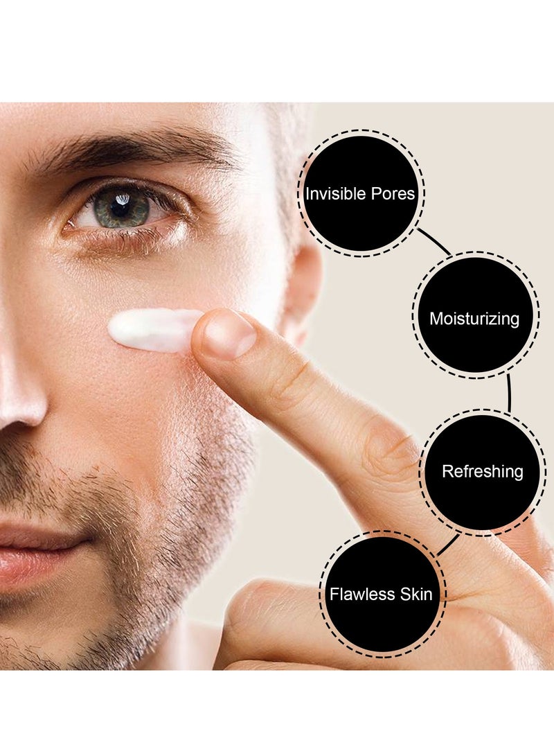 EELHOE Men Makeup Cream 50g,Has The Effect Of Concealer And Brighten Skin,Natural And Refreshing,Waterproof And Sweatproof,For Any Skin Type,Suitable For Use During Makeup - Image 2