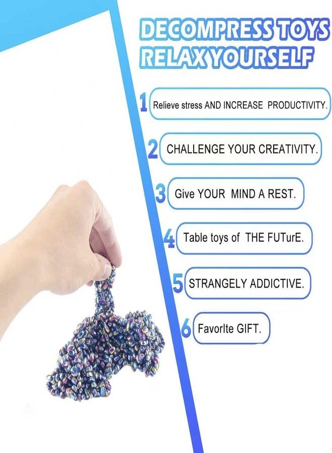 OSSIJAY 550+ Pcs Putty Fidget Toys for Adults Teens, Stress Relief Sensory Toys for Autism ADHD Anxiety, Desk Fidgets for Office, Fun Gift Idea for Men Women - Image 2
